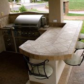 Outdoor 4003 Swing out bar stools by Seating Innovations - Outdoor, Recreational Use Application, Outdoor/Specialty Room, Traditional Style, Waterbury (Stone County Chair), Black Finish, Upholstered Seat Seat, 36 Height