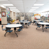 Table 5010 Hanging bar stools by Seating Innovations - Specialty, Commercial Use Application, Commercial Room, Modern Style, Custom Chair, Black Finish, Custom Seat Seat, Custom Height Height